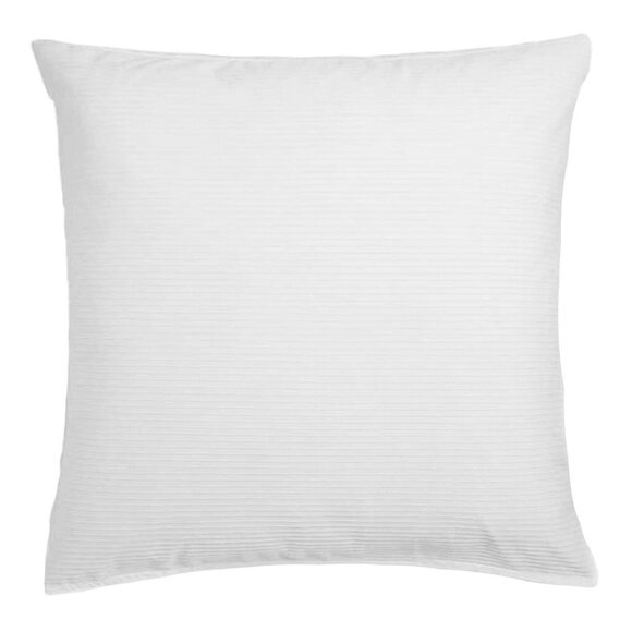 Ribbed Euro Pillow Sham Dorm Room Bedding White 26 x 26 - Picture 1 of 2